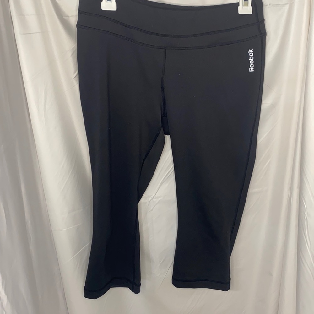 Black Reebok Capri leggings